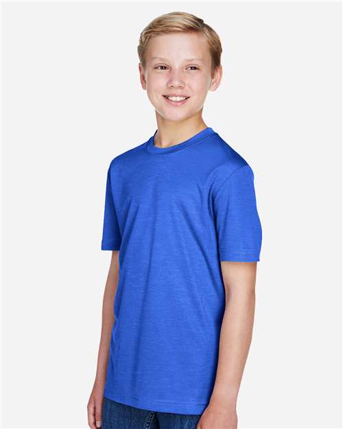 Sport Royal Heather Youth Sonic Heather Performance T-Shirt - TT11HY