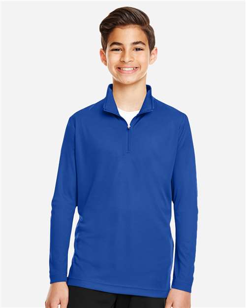 Sport Royal Youth Zone Performance Quarter-Zip Pullover - TT31Y