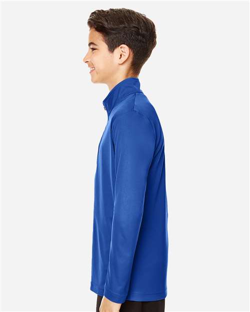 Sport Royal Youth Zone Performance Quarter-Zip Pullover - TT31Y