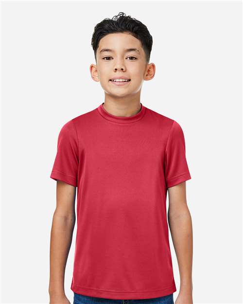 Sport Scarlet Red Youth Zone Performance Mesh T-Shirt - TT15Y