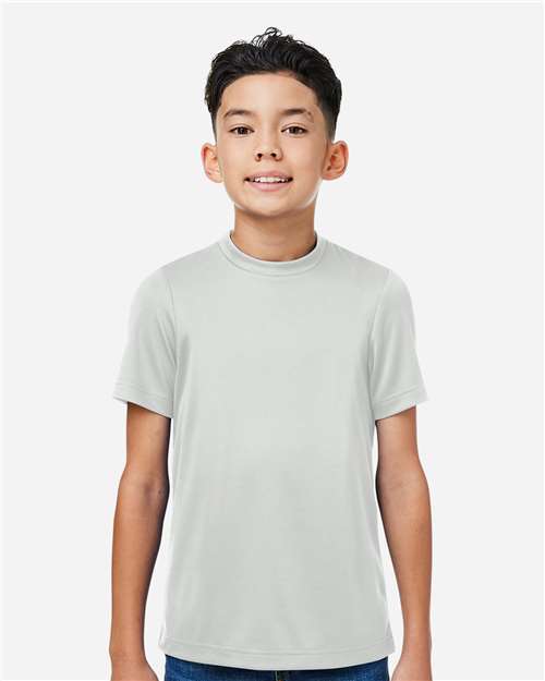 Sport Silver Youth Zone Performance Mesh T-Shirt - TT15Y