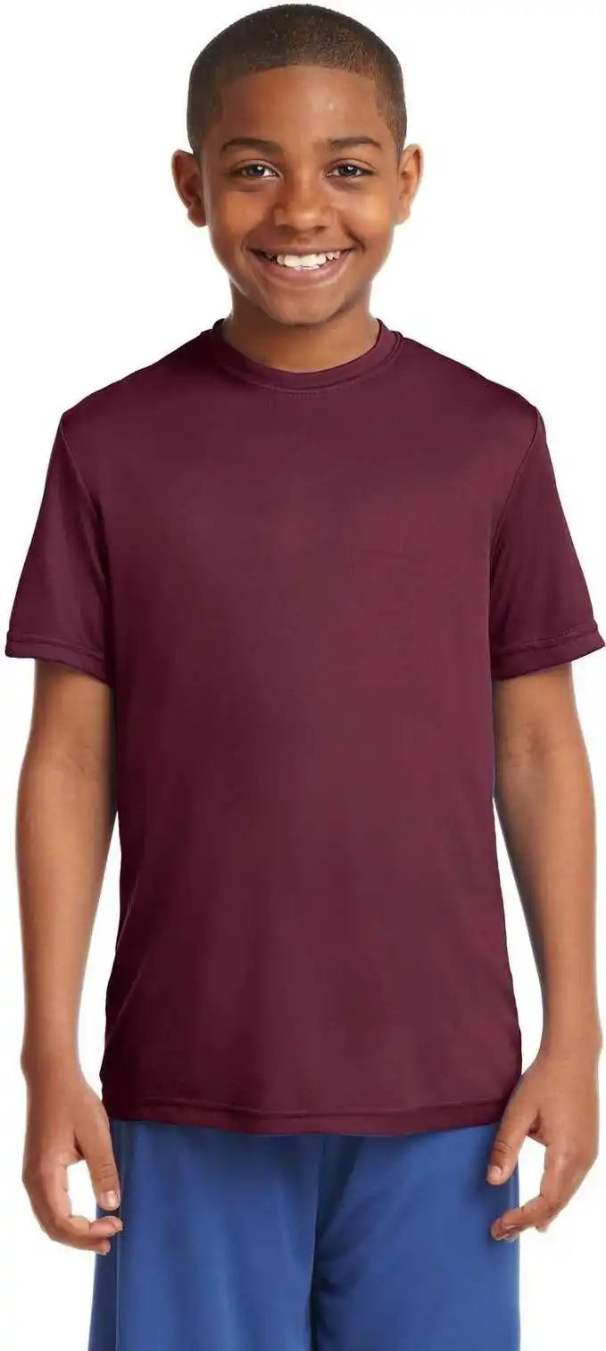 Sport-tek Yst350 Youth Posicharge Competitor Tee - Cardinal