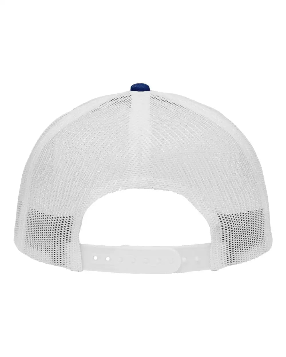 Sportsman Sp1450 Traditional Lo-pro Mesh Back Trucker Fit Cap - Chino Royal White - Royal/ / Adjustable