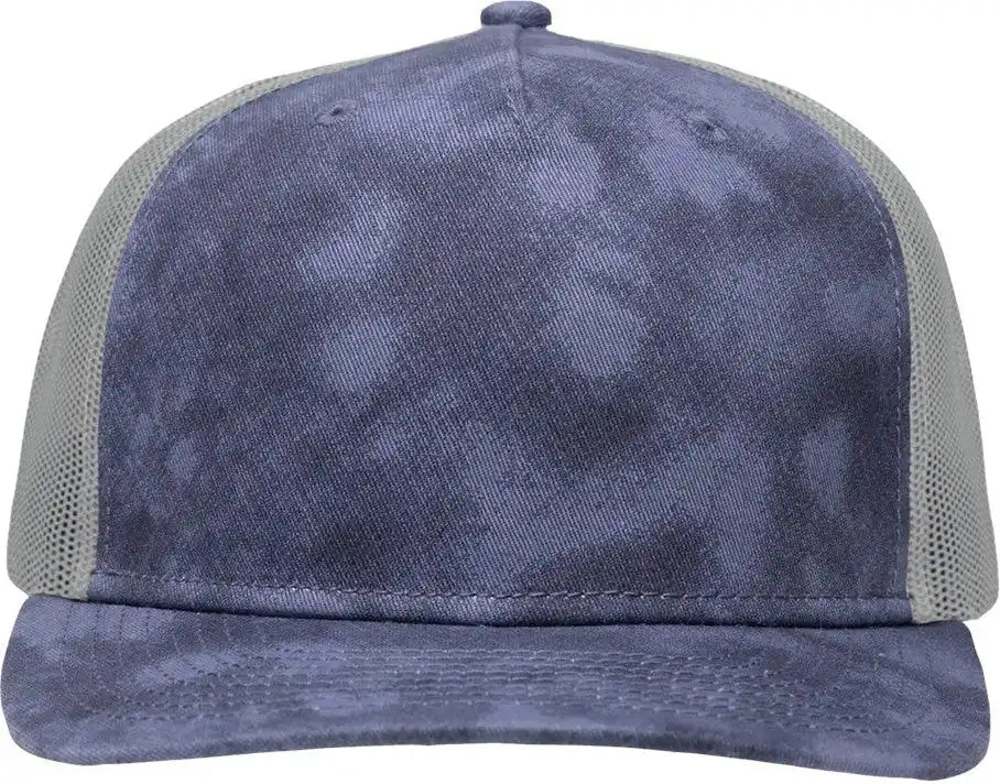 Sportsman Sp1550 Modern Five-panel Trucker Fit Cap - Old Wash Navy Grey - Navy/ / Adjustable