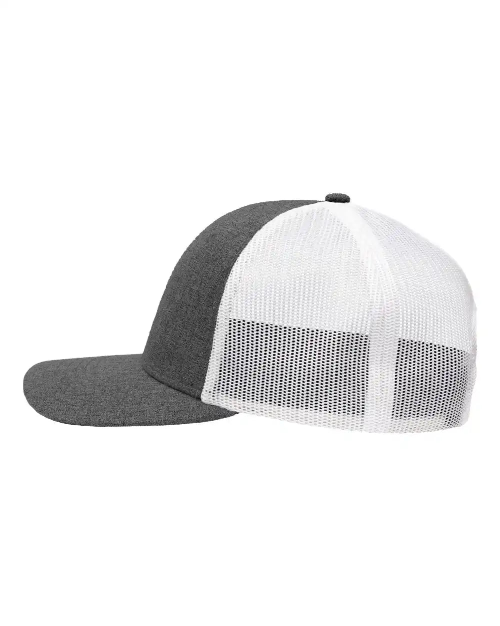 Sportsman Sp1650 Modern Six-panel Trucker Fit Cap - x Hatch Grey White - Grey/ / Adjustable