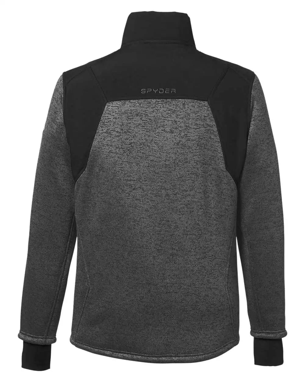 Spyder S17740 Passage Sweater Jacket - Polar Powder Black - Powder/ / s