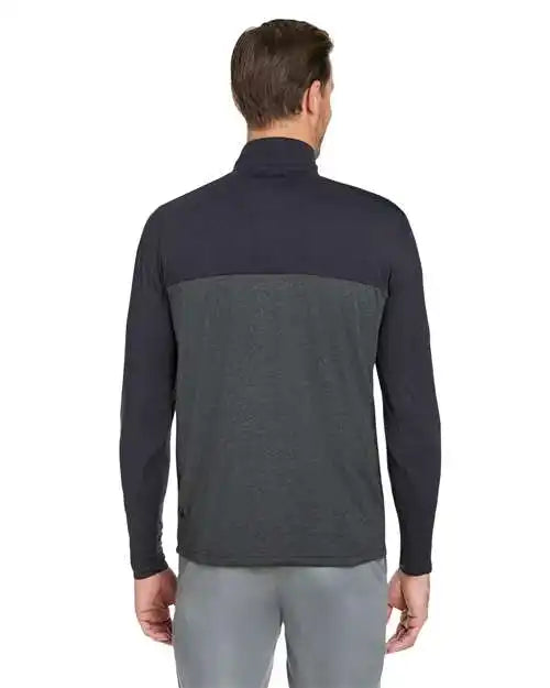 Spyder S18024 Spyre Flex Colorblock Quarter-zip Pullover - Black Frost