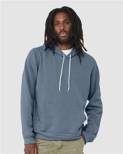 Steel Blue Sponge Fleece Hoodie - 3719