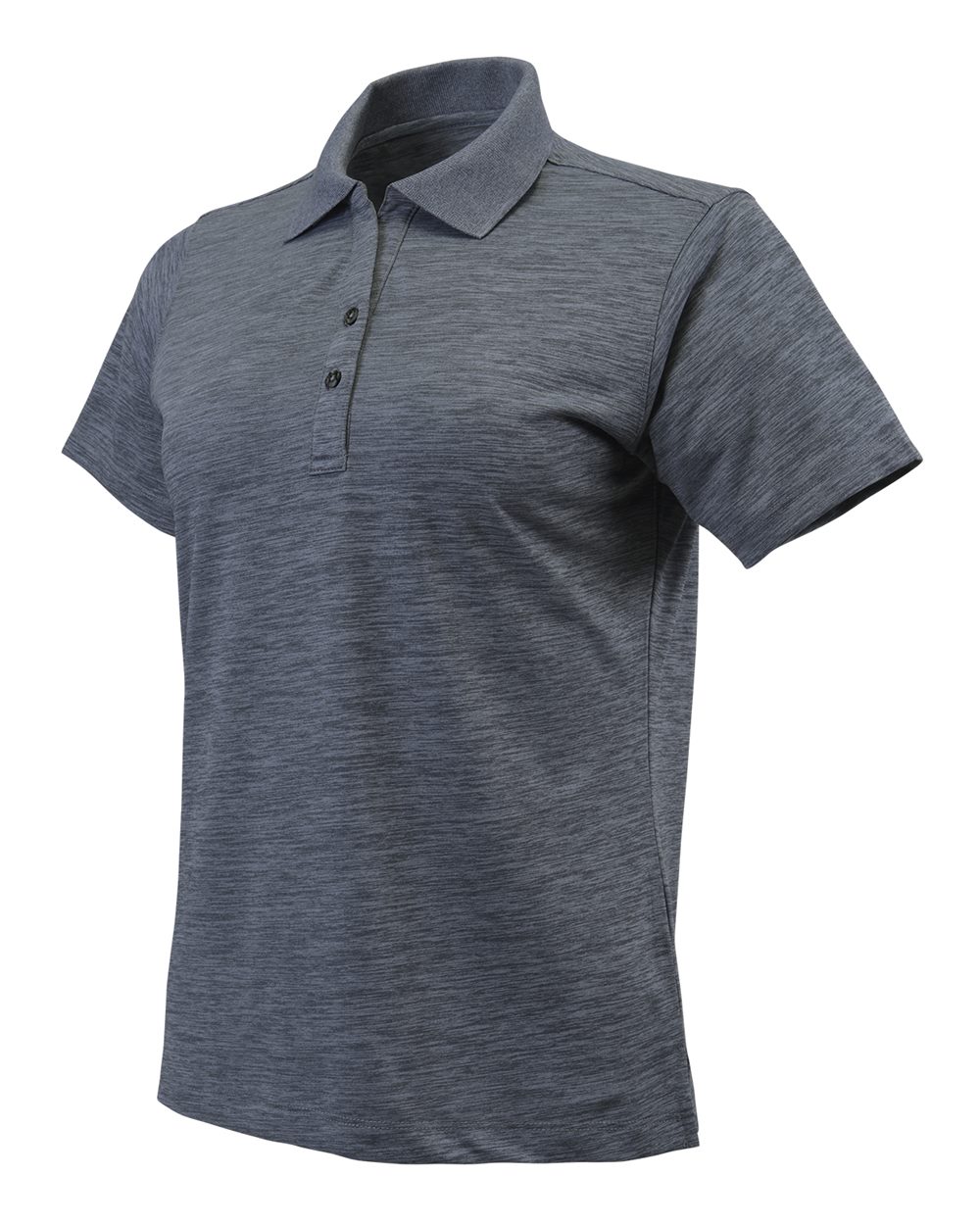 Steel Grey Heather Women's Dakota Striated Heather Polo - 131