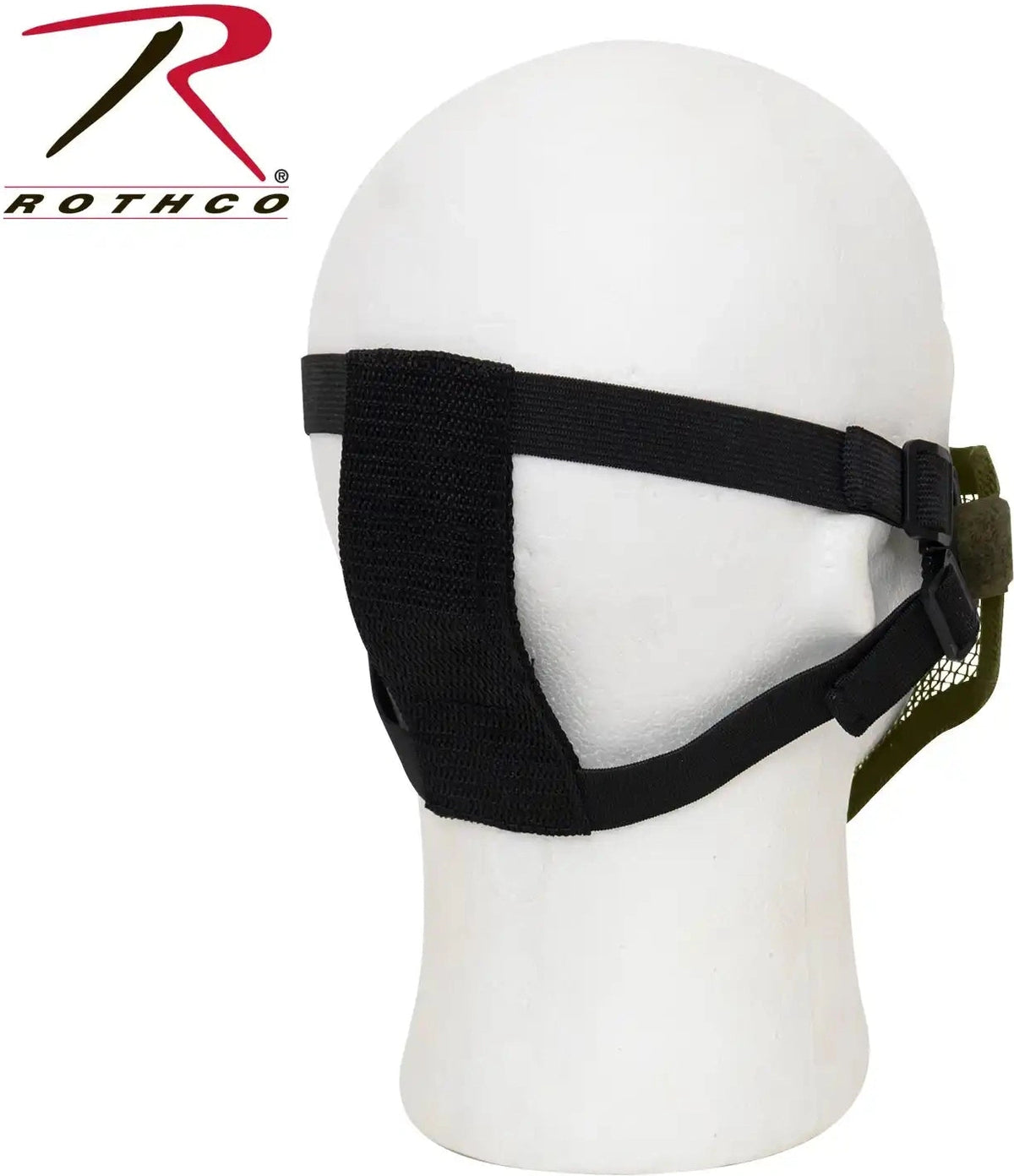 Steel Half Face Tactical Mask Black Skull