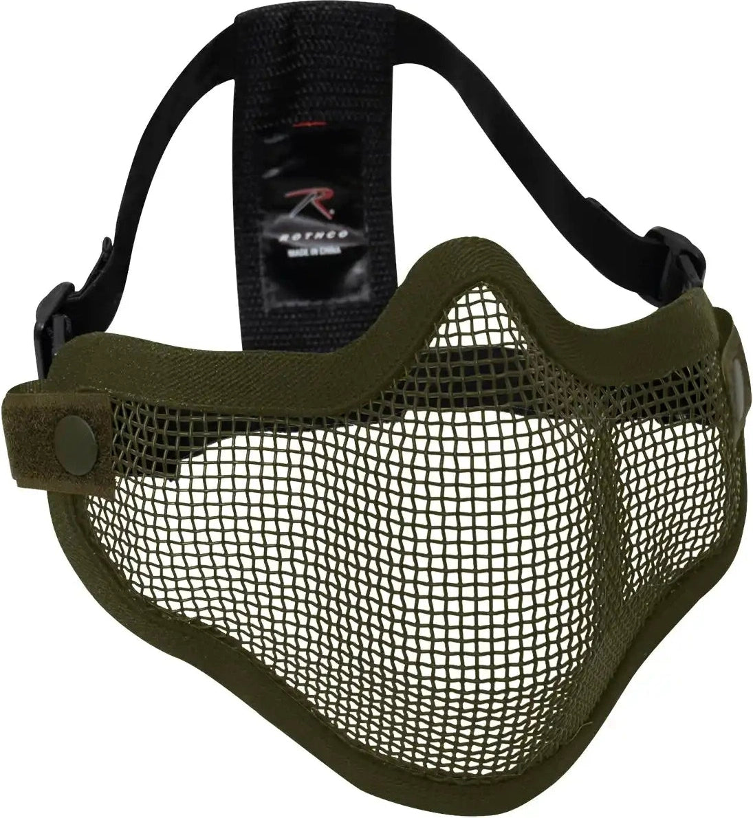 Steel Half Face Tactical Mask Black Skull