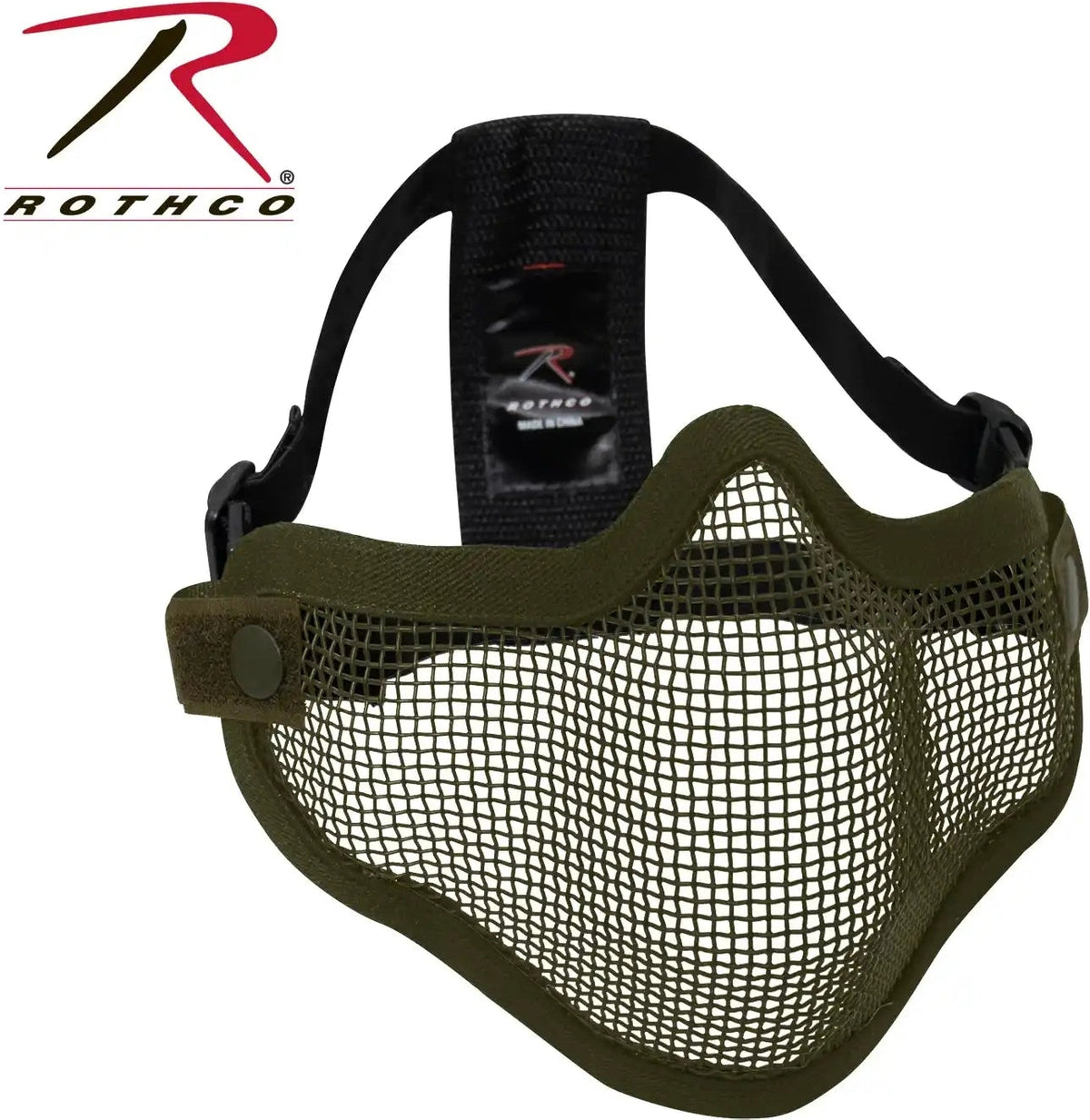 Steel Half Face Tactical Mask Black Skull