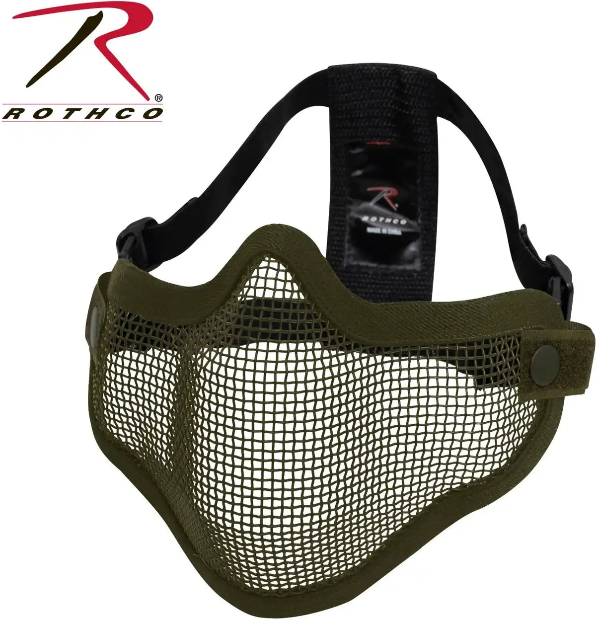 Steel Half Face Tactical Mask Black Skull