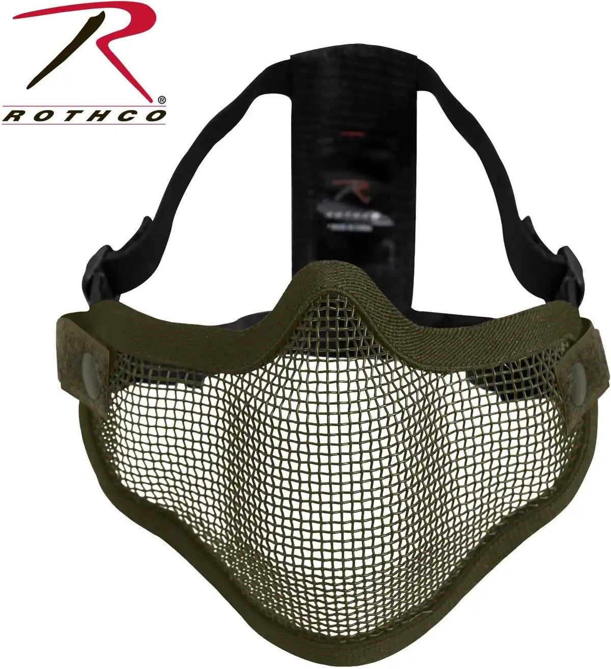 Steel Half Face Tactical Mask Black Skull