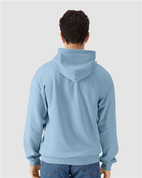 Stone Blue Softstyle® Full-Zip Hooded Sweatshirt - SF600