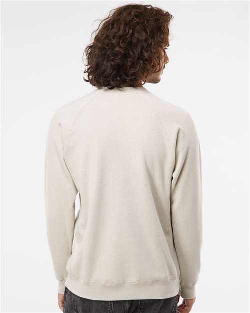 Stone Heather Special Blend Crewneck Raglan Sweatshirt - PRM30SBC