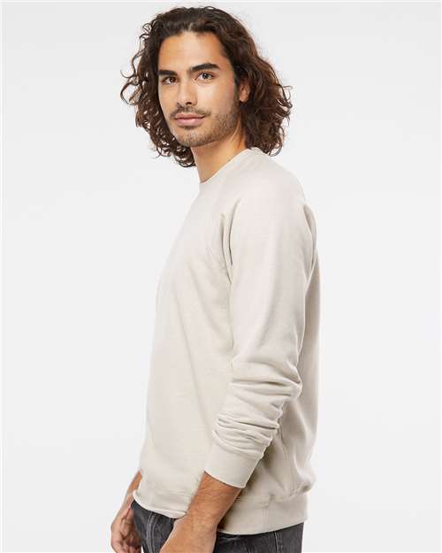 Stone Heather Special Blend Crewneck Raglan Sweatshirt - PRM30SBC