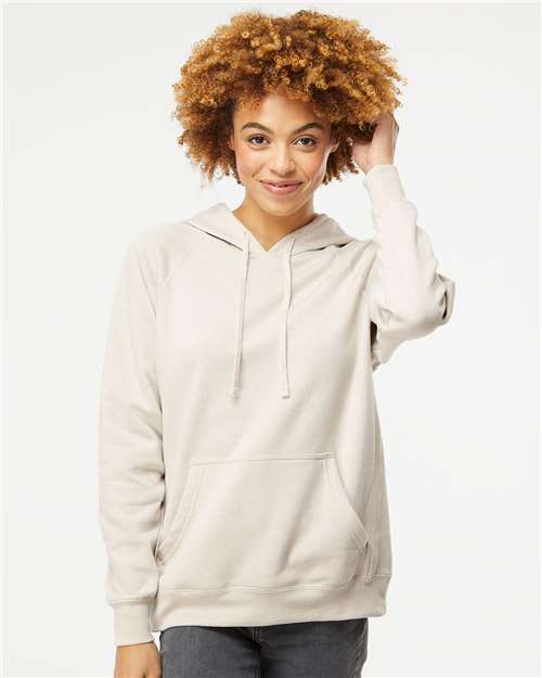 Stone Heather Special Blend Raglan Hooded Sweatshirt - PRM33SBP