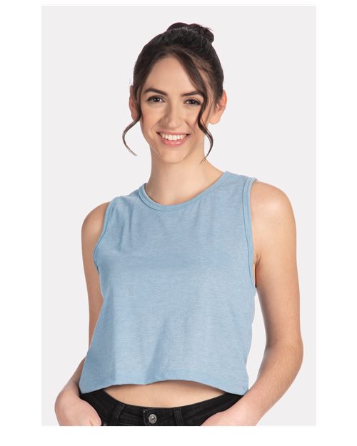 Stonewash Denim Women's Festival Crop Tank - 5083