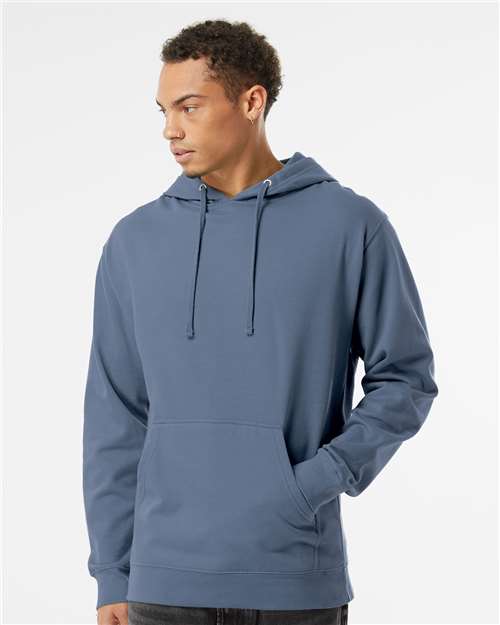 Storm Blue Midweight Hooded Sweatshirt - SS4500