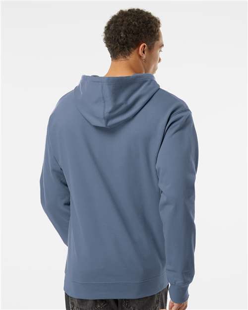 Storm Blue Midweight Hooded Sweatshirt - SS4500