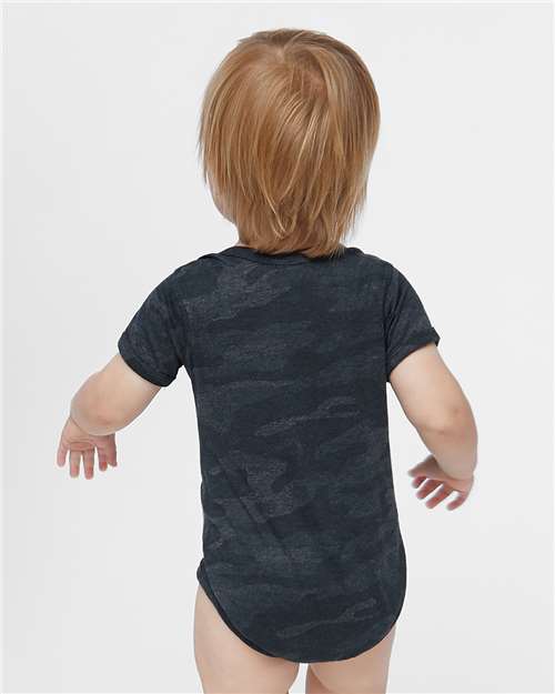 Storm Camo Infant Fine Jersey Bodysuit - 4424