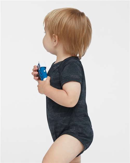 Storm Camo Infant Fine Jersey Bodysuit - 4424