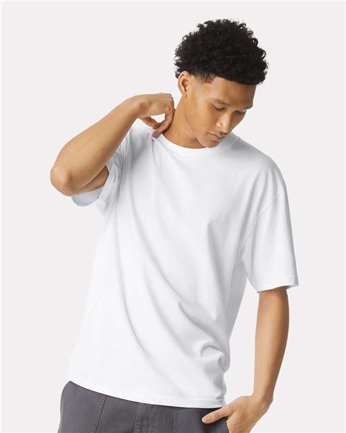 Sueded White Sueded Cloud Jersey Tee - 5389