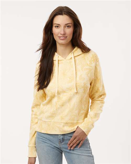 Sun Ray Women's Maddie Floral Print Hooded Sweatshirt - W24105
