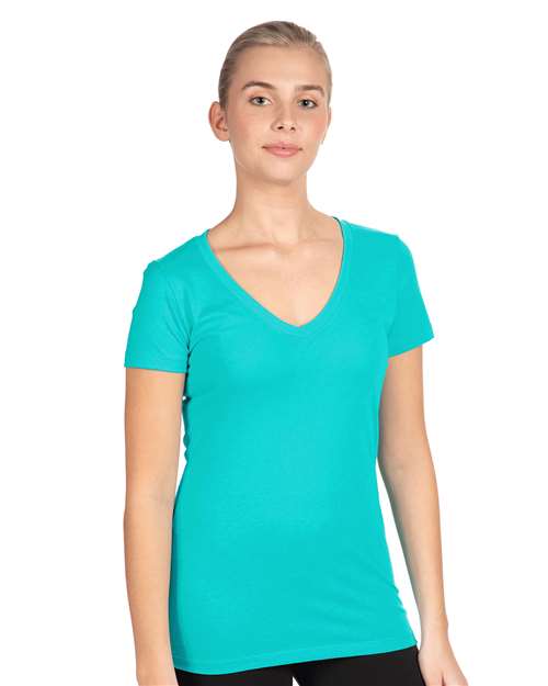 Tahiti Blue Women's Ideal V-Neck T-Shirt - 1540