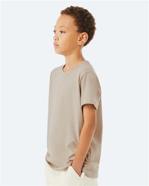 Tan Youth Jersey Tee - 3001Y
