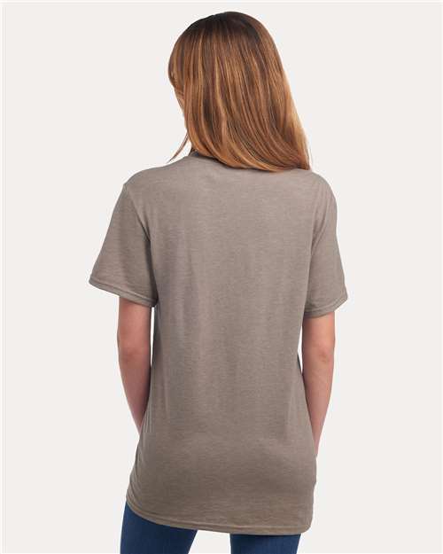 Taupe Heather Premium Blend Ring-Spun T-Shirt - 560MR