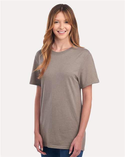 Taupe Heather Premium Blend Ring-Spun T-Shirt - 560MR