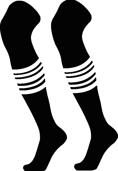 Tck Customizable Dugout Over the Knee Striped Baseball Socks - Pattern f