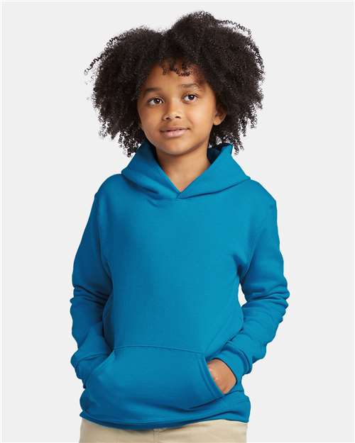 Teal Ecosmart® Youth Hooded Sweatshirt - P473