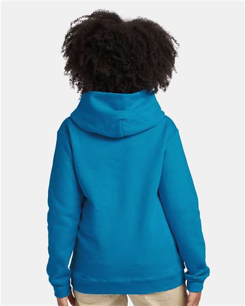Teal Ecosmart® Youth Hooded Sweatshirt - P473