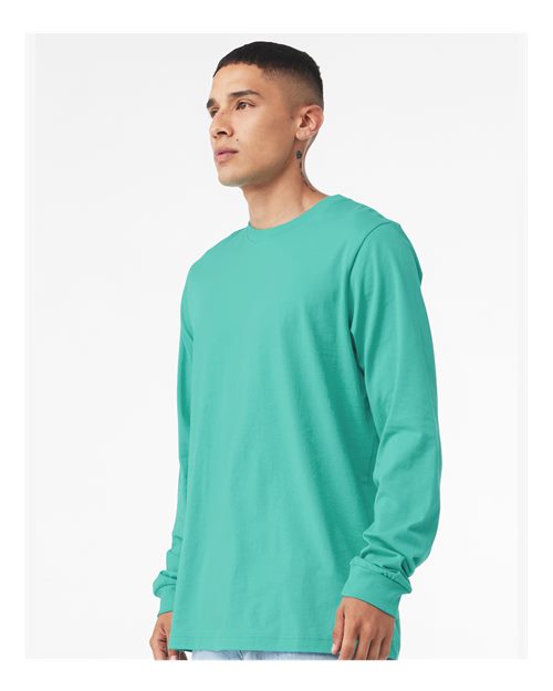 Teal Jersey Long Sleeve Tee - 3501