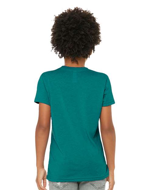 Teal Triblend Youth Triblend Tee - 3413Y