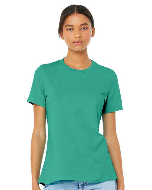 Teal Women’s Relaxed Jersey Tee - 6400