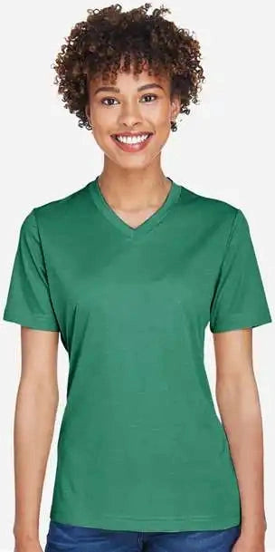 Team 365 Tt11hw Women’s Sonic Heather Performance T-shirt - Sport Forest