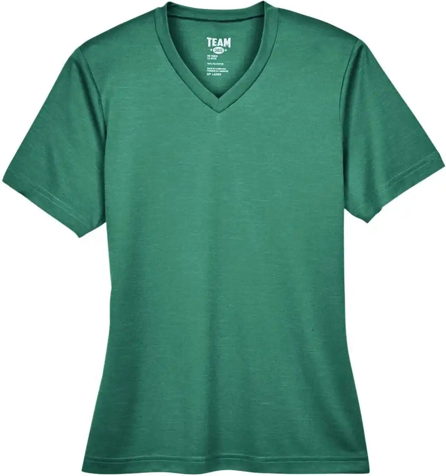 Team 365 Tt11hw Women’s Sonic Heather Performance T-shirt - Sport Forest - Xs
