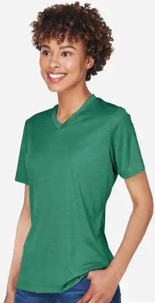 Team 365 Tt11hw Women’s Sonic Heather Performance T-shirt - Sport Forest