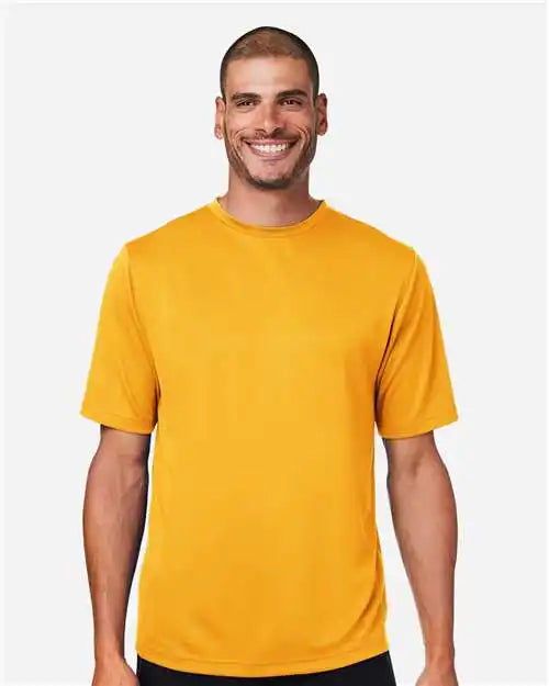 Team 365 Tt15 Men’s Zone Performance Mesh T-shirt - Sport Athletic Gold - Xs