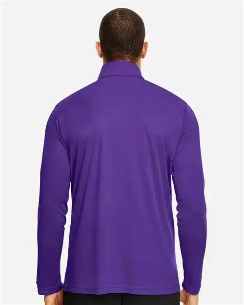 Team 365 Tt31 Men’s Zone Performance Quarter-zip Pullover - Sport Purple