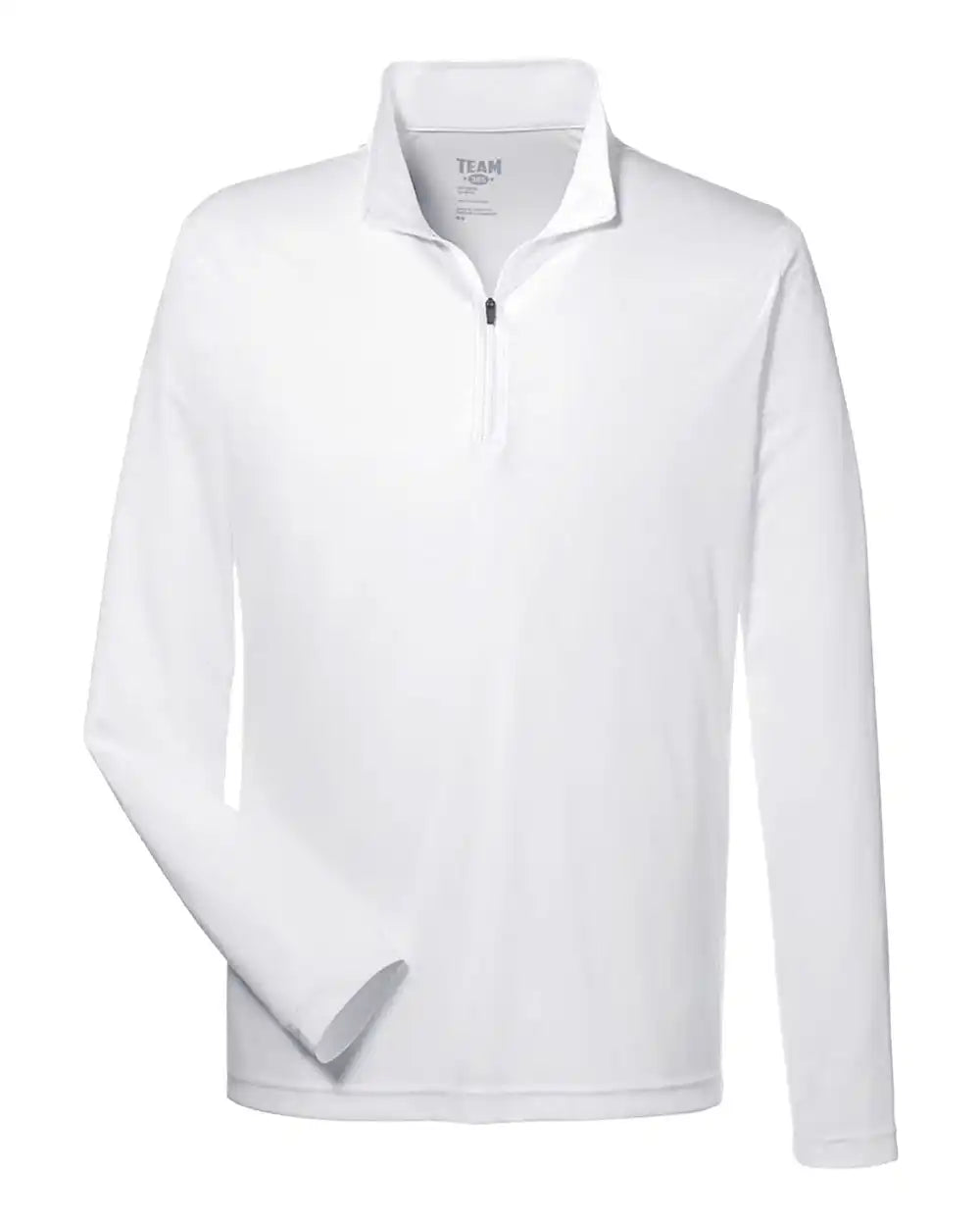 Team 365 Tt31 Men’s Zone Performance Quarter-zip Pullover - White - Xs