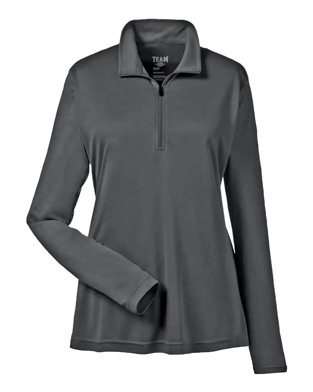 Team 365 Tt31w Women’s Zone Performance Quarter-zip Pullover - Sport Graphite - Xs