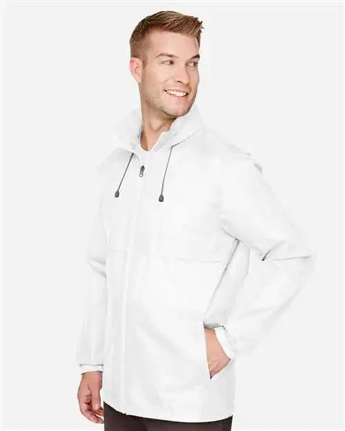 Team 365 Tt73 Unisex Zone Protect Lightweight Jacket - White