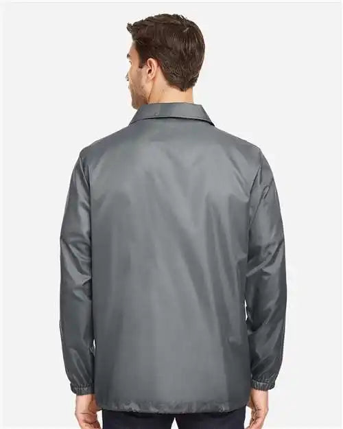 Team 365 Tt75 Unisex Zone Protect Coaches Jacket - Sport Graphite