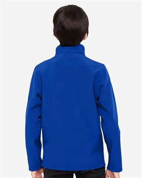 Team 365 Tt80y Youth Leader Soft Shell Jacket - Sport Royal