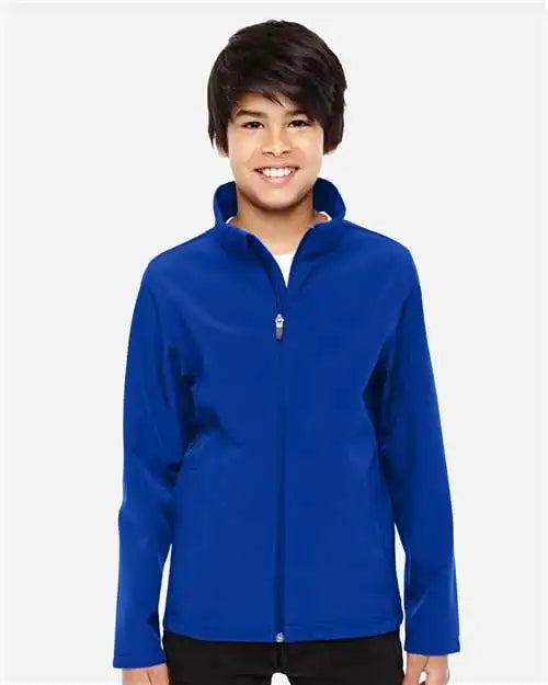 Team 365 Tt80y Youth Leader Soft Shell Jacket - Sport Royal